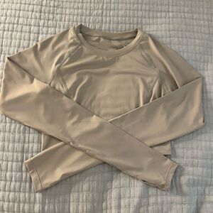 Women's Long Sleeve light gray Top